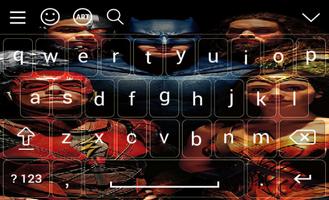 Keyboard for Justice League تصوير الشاشة 1