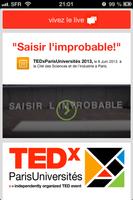 TEDx Paris Universités 2013 الملصق