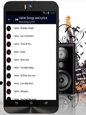 Usher-Yeah! All Song & Lyrics Для Андроид - Скачать APK