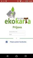 Eko-karta RH i BiH poster