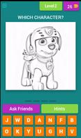 Guess the Paw Patrol Word Puzzle تصوير الشاشة 1