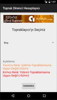 پوستر Topraklama Direnci Hesaplayıcı