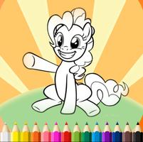 Little Pony Coloring book kids imagem de tela 3