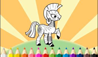 Little Pony Coloring book kids скриншот 2