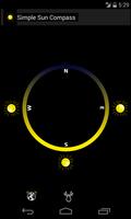 Simple Sun Compass الملصق