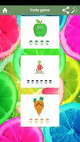 Poster fruits game