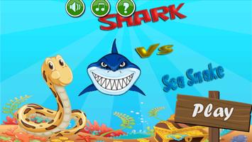 Shark Vs Sea Snake Affiche