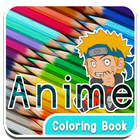 Anime Coloring Book icône