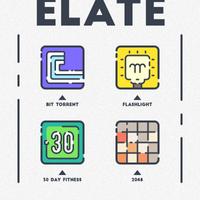 Elate Icon Pack Affiche