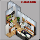 3D Small House Plan icon