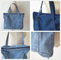 Recycled Handmade Jeans Bag Idea screenshot 3