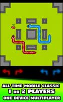 Two Snakes 1 or 2 Player Snake plakat
