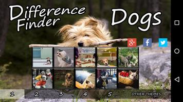 Difference Finder Dogs Affiche