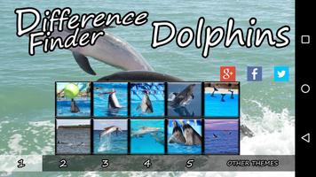 Difference Finder Dolphins Affiche