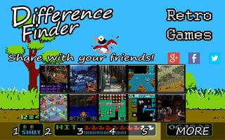 Difference Finder Retro Games-poster