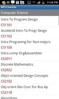 برنامه‌نما WPI Courses عکس از صفحه