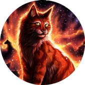 Fiery cat live wallpaper icon