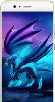 Neon dragon live wallpaper Poster