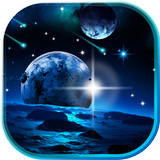 Space Call live wallpaper أيقونة