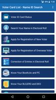 Voter Card List - Name ID Search Affiche