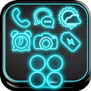 APK Electric Black Launcher Theme