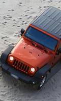 Wallpaper with Jeep Wrangler Affiche