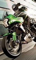 Wallpaper with Kawasaki Versys ポスター