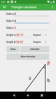 Triangle calculator اسکرین شاٹ 1