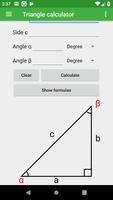برنامه‌نما Triangle calculator عکس از صفحه