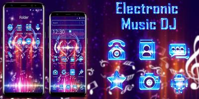 Electronic Music DJ Theme capture d'écran 3