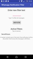 Filter for Whatsapp Notifs capture d'écran 2