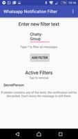 3 Schermata Filter for Whatsapp Notifs