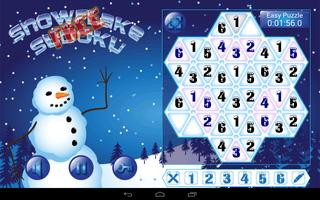 Snowflake Sudoku Free اسکرین شاٹ 1
