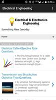 Electrical & Electronics Engineering capture d'écran 1