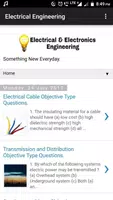 Electrical & Electronics Engineering capture d'écran 1