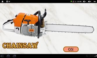 Electric Chainsaw Simulator Affiche