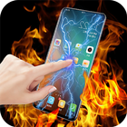 Fire electric screen prank icon