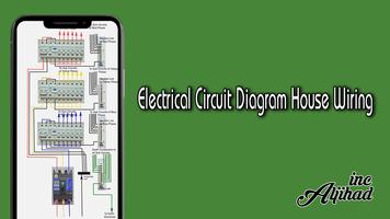 Electrical Circuit Diagram House Wiring پوسٹر