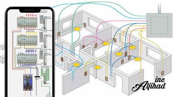 Electrical Circuit Diagram House Wiring capture d'écran 2