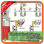 Electrical Circuit Diagram House Wiring icône