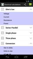 Electrical Calc & Formulas โปสเตอร์