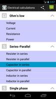 Electrical Calc & Formulas Screenshot 1