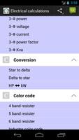 Electrical Calc & Formulas screenshot 2