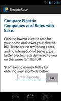 Electric Rate Finder poster