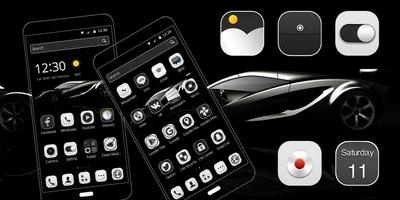 Elegant Black Silver Theme screenshot 3