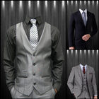 Elegant Man Suit Photo Montage icône