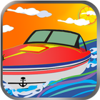 Water Powerboat racing biểu tượng