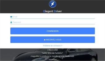 Elegant Driver Chauffeur الملصق