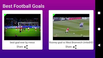 Best Football Goals capture d'écran 2