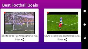 Best Football Goals Ekran Görüntüsü 3